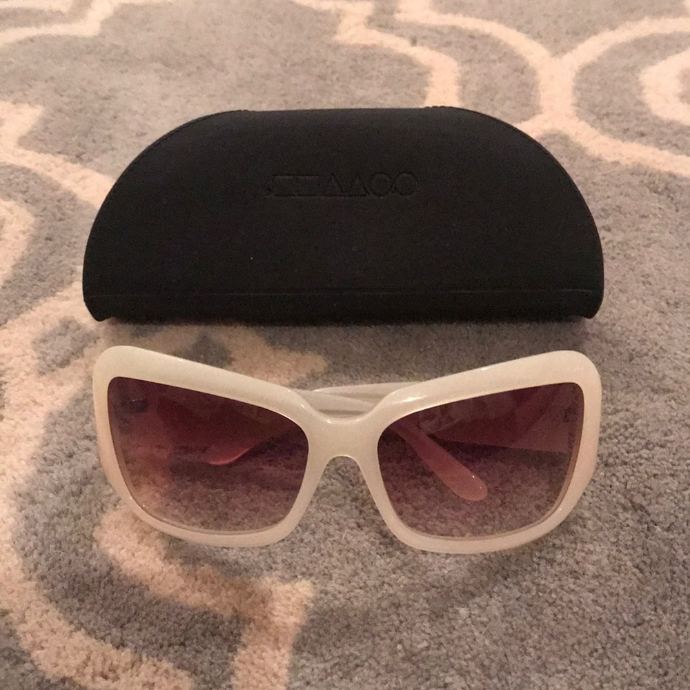 Pearl White Oliver Peoples Sunglasses